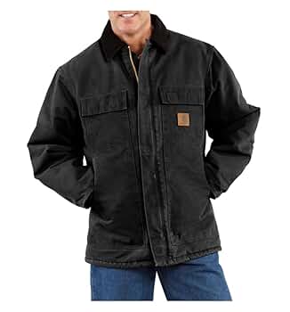 【雰囲気抜群!!】Carhartt トラディショナルコート サンフェード 墨黒 雰囲気抜群!!】Carhartt トラディショナルコート サンフェード